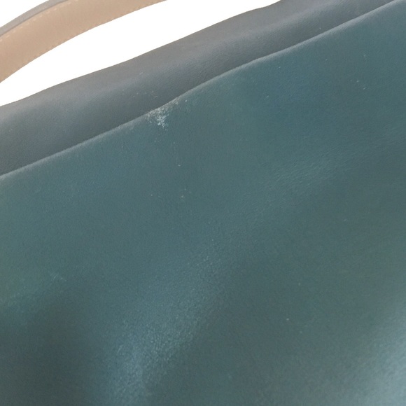 Marc By Marc Jacobs MBMJ ☾ Large Luna ☾ Messenger Crossbody Bag ☾ Blue Leather - Picture 13 of 16